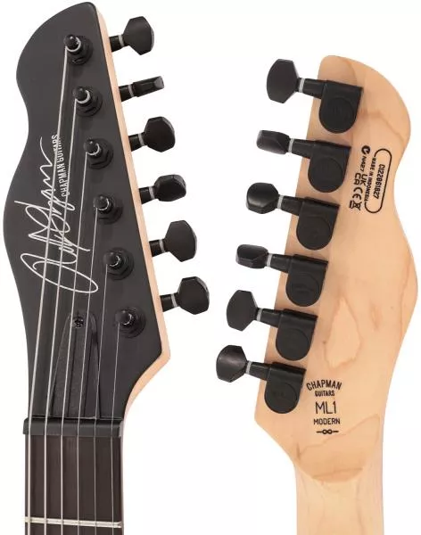Guitare électrique solid body Chapman guitars Standard ML1 Modern 2022 - slate black satin 