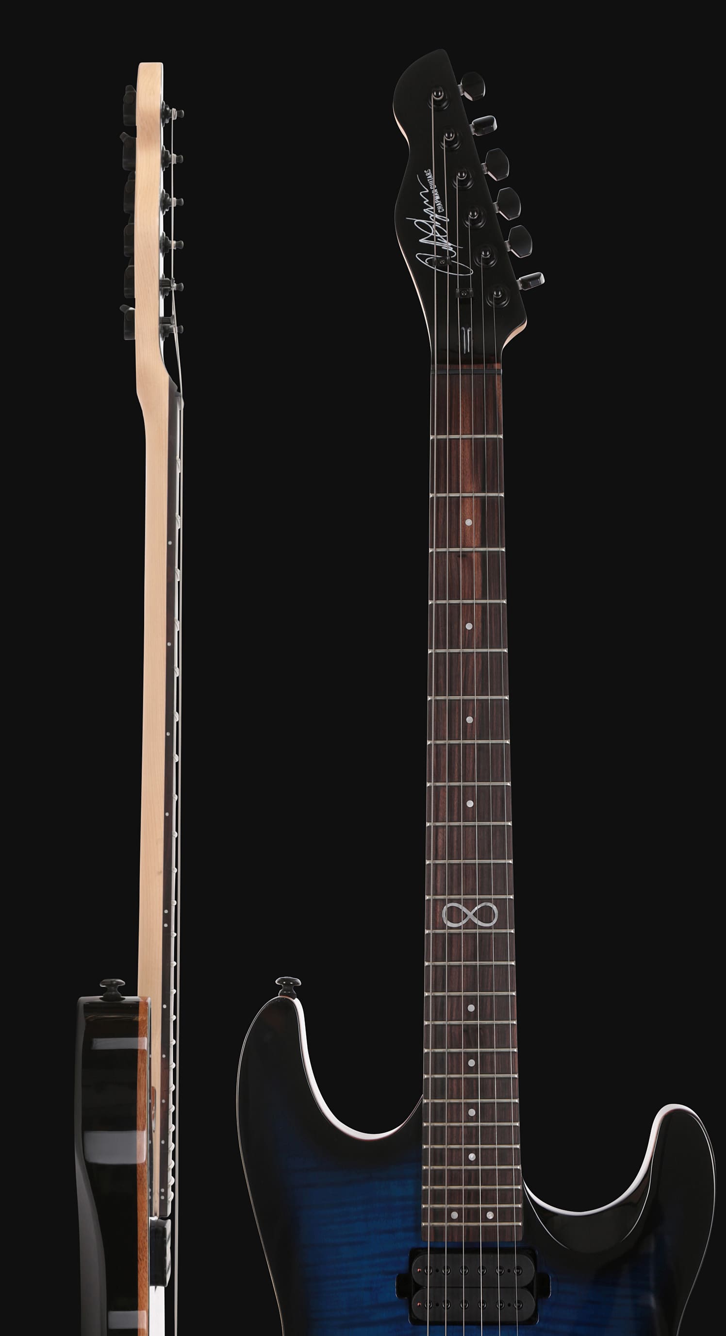 Chapman Guitars Ml1 Standard Modern V2 Hh Ht Eb - Midnight Sky - Guitare Électrique Forme Str - Variation 3