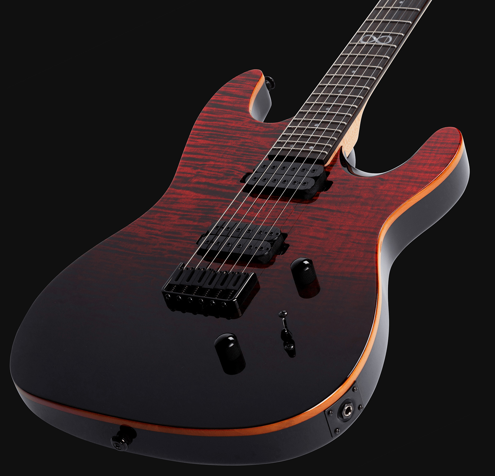 Chapman Guitars Ml1 Modern Standard V2 Hh Ht Eb - Black Blood - Guitare Électrique Double Cut - Variation 2