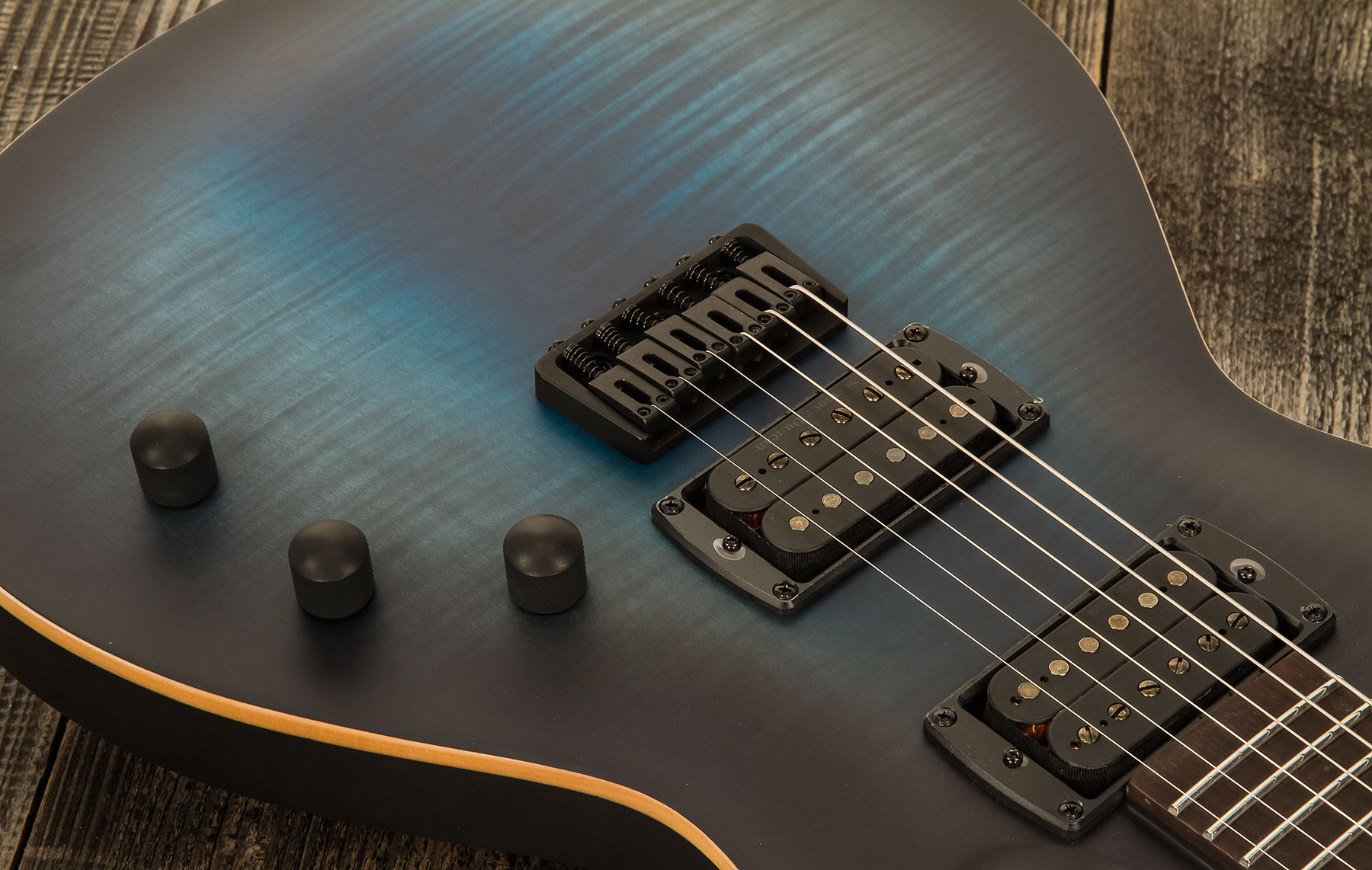 Chapman Guitars Ml2 Pro Modern Hh Seymour Duncan Ht Eb - Azure Blue - Guitare Électrique Single Cut - Variation 3