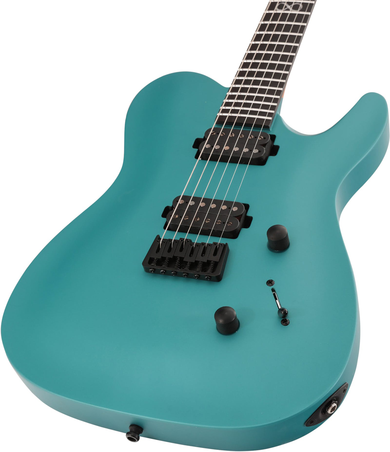 Chapman Guitars Ml3 Modern Pro 2h Seymour Duncan  Ht Eb - Liquid Teal Metallic Satin - Guitare Électrique Forme Tel - Variation 3