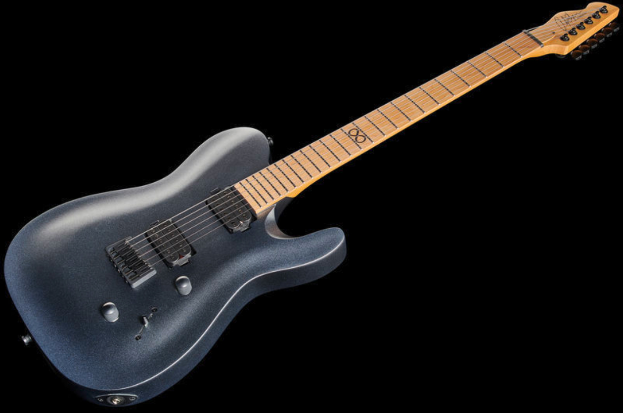 Chapman Guitars Ml3 Modern Pro Hh Seymour Duncan Ht Mn - Cyber Black - Guitare Électrique Forme Tel - Variation 2