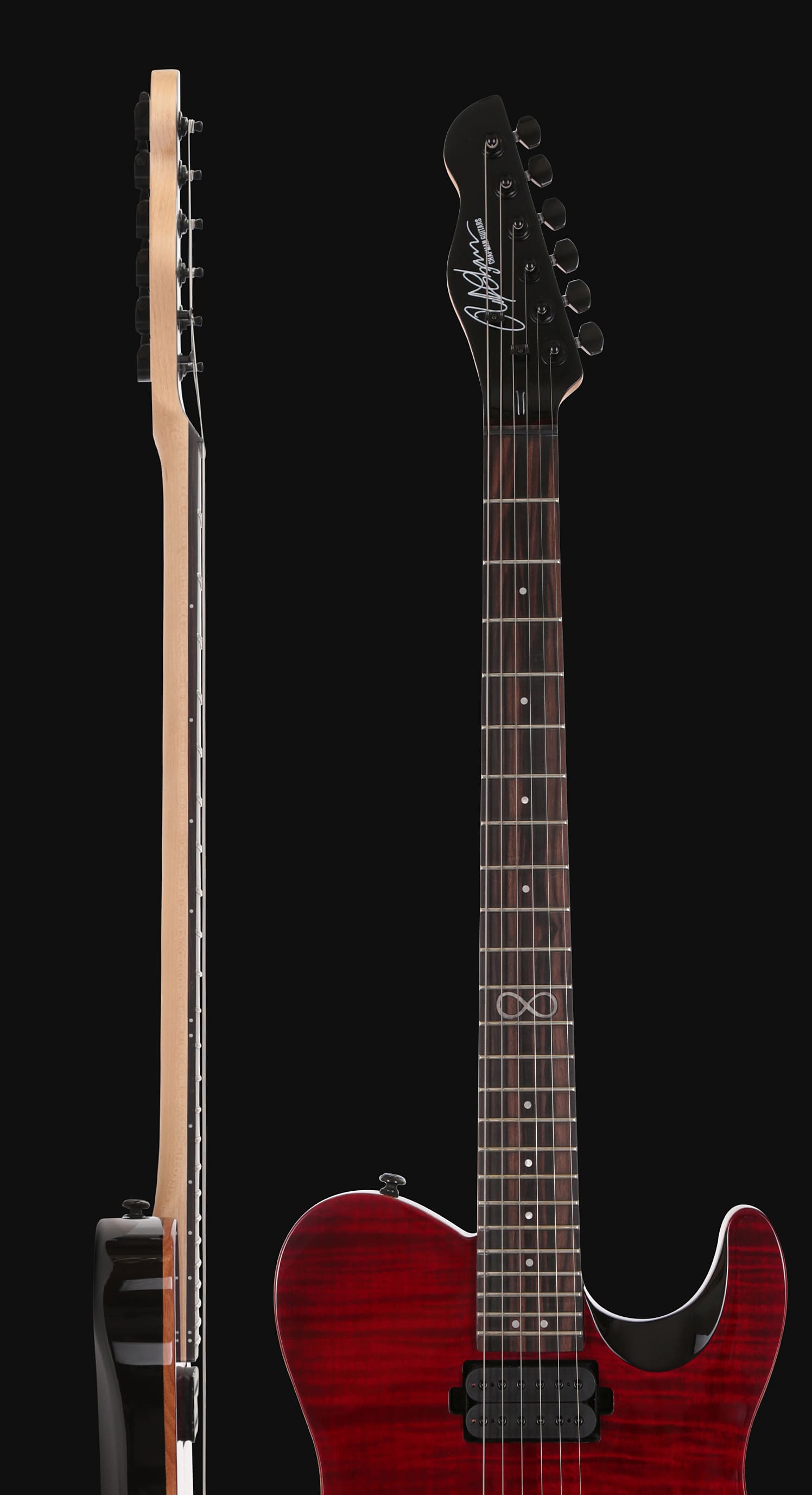 Chapman Guitars Ml3 Standard Modern V2 Hh Ht Eb - Incarnadine - Guitare Électrique Forme Tel - Variation 3