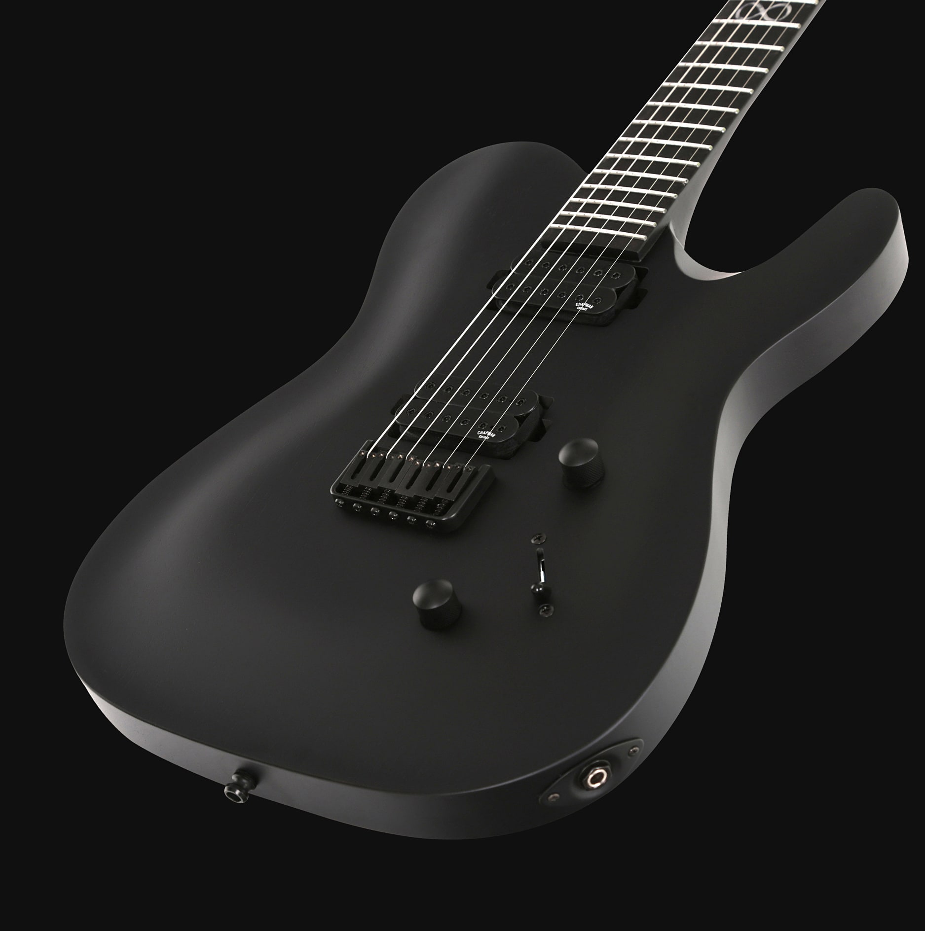 Chapman Guitars Ml3 Pro Modern V2 Hh Ht Eb - Lunar Satin - Guitare Électrique Forme Tel - Variation 3