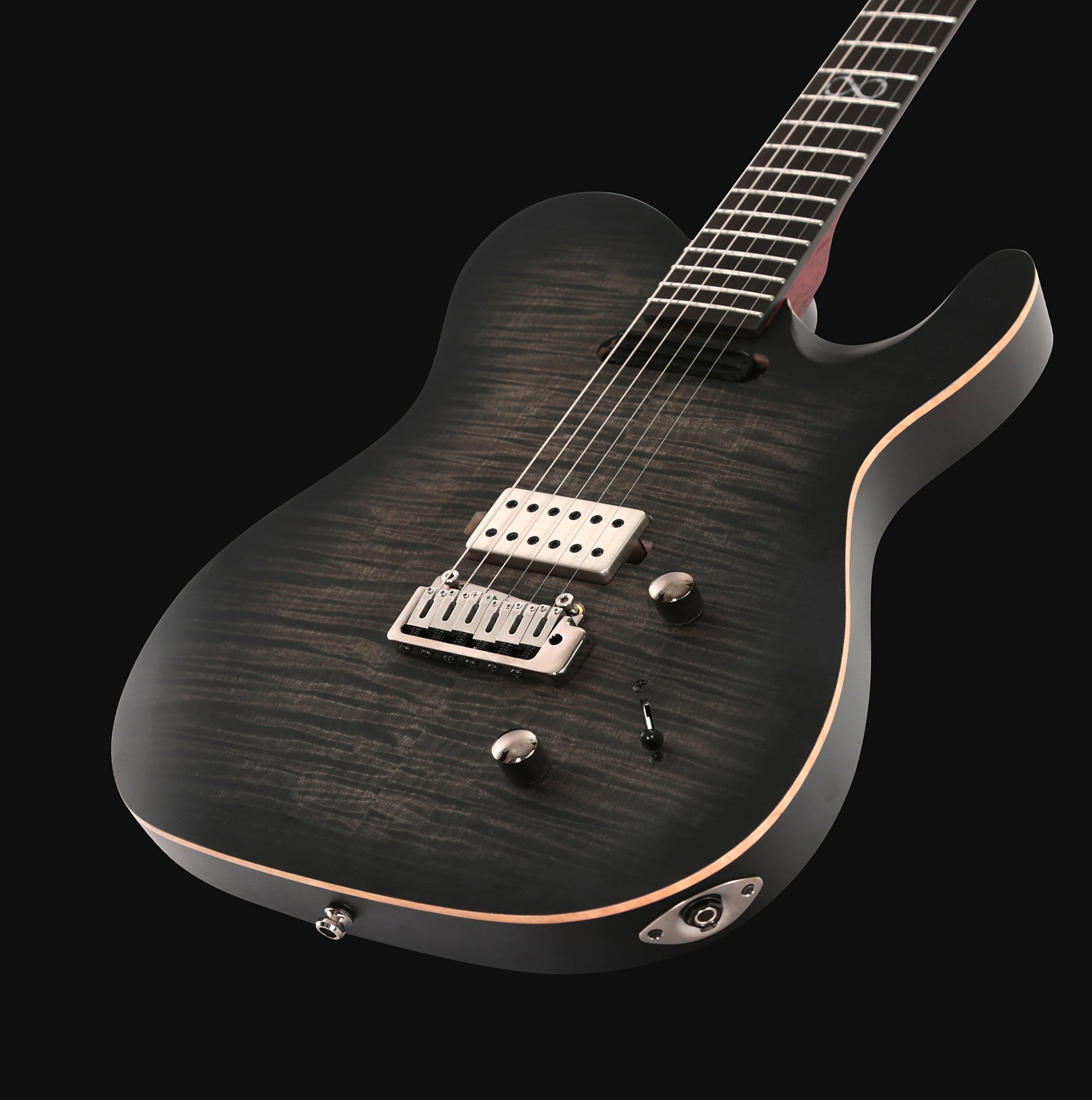 Chapman Guitars Rabea Massaad Ml3 Bea Signature Hh Trem Eb - Smoke Satin - Guitare Électrique Forme Tel - Variation 3