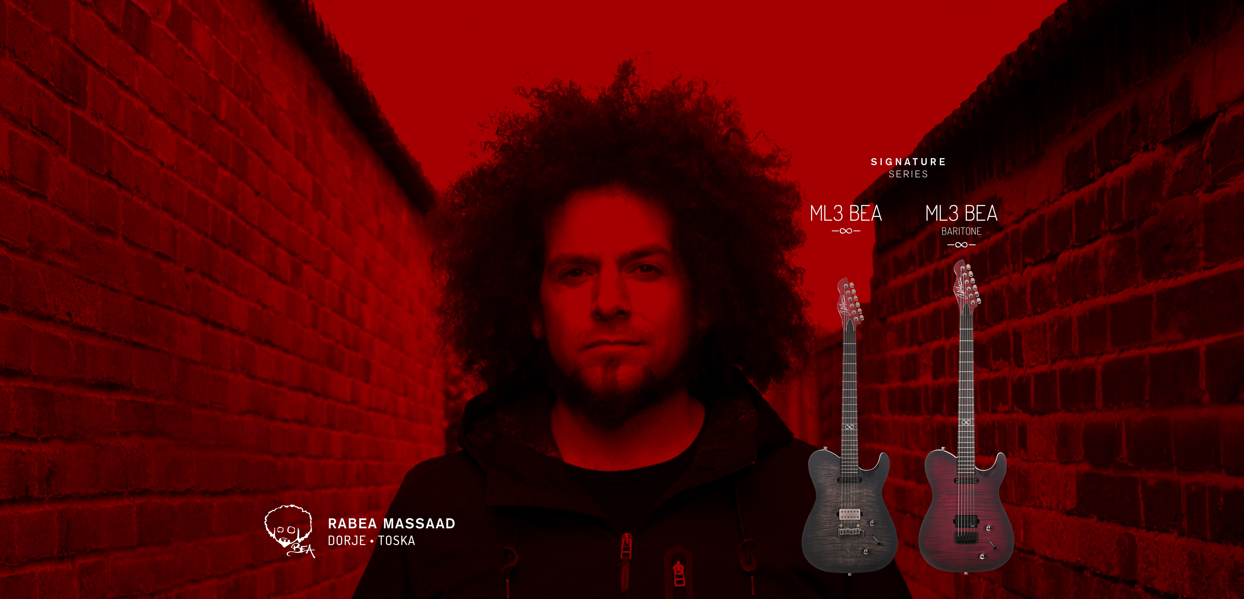 Chapman Guitars Rabea Massaad Ml3 Bea Signature Hh Trem Eb - Smoke Satin - Guitare Électrique Forme Tel - Variation 4