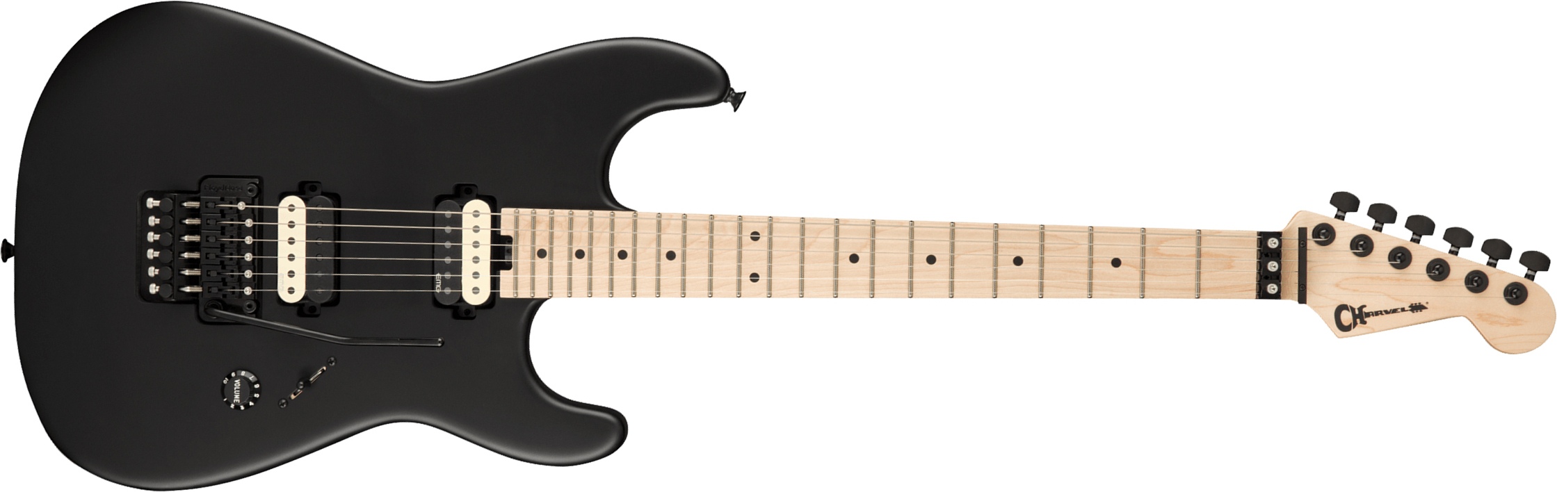 Charvel Jim Root San Dimas Style 1 Hh Fr M Pro-mod Signature 2h Emg Mn - Satin Black - Guitare Électrique Forme Str - Main picture