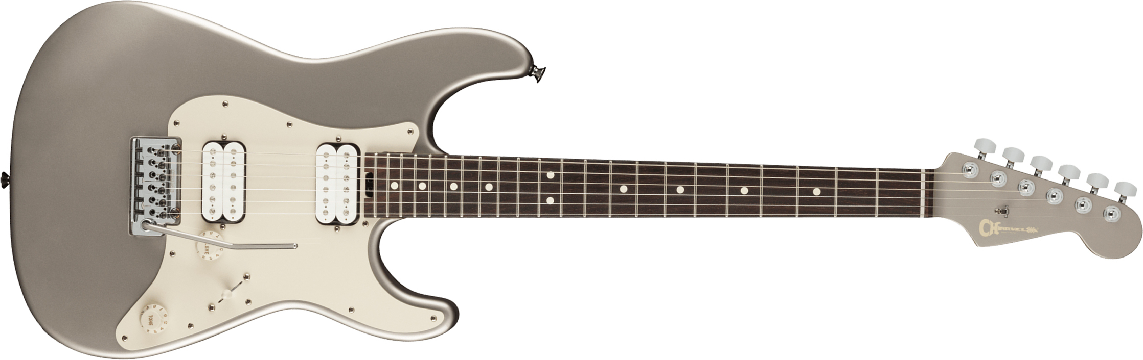 Charvel Prashant Aswani Pro-mod So-cal Pa28 Signature 2h Trem Mn - Inca Silver - Guitare Électrique Forme Str - Main picture