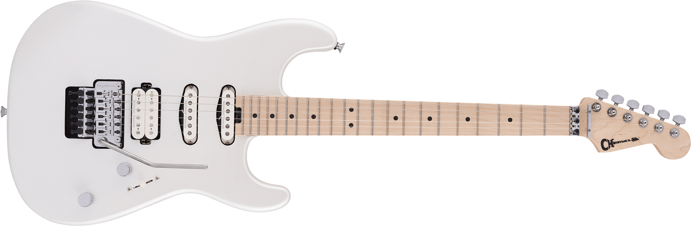 Charvel San Dimas Style 1 Hss Fr M Pro-mod Seymour Duncan Mn - Platinum Pearl - Guitare Électrique Forme Str - Main picture