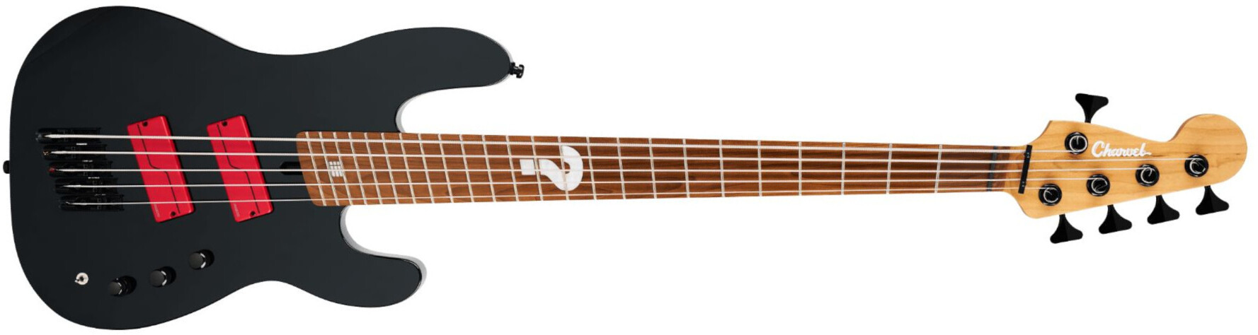 Charvel Sleep Token Iii Pro Mod San Dimas V Signature Mn - Black - Basse Électrique Solid Body - Main picture