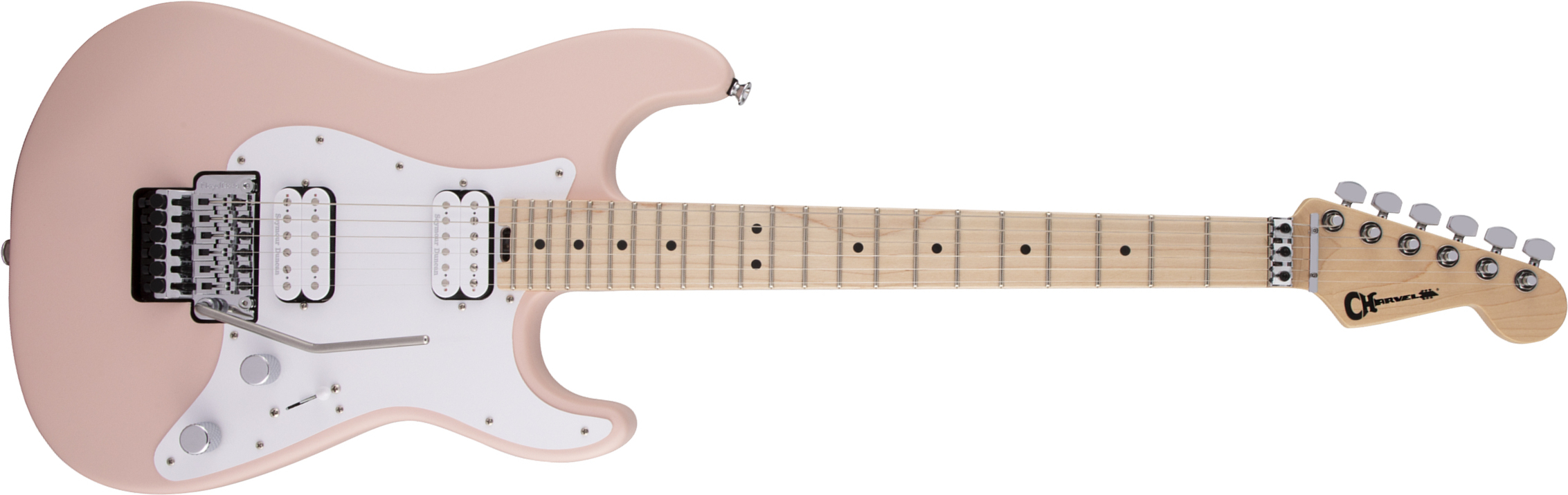 Charvel So-cal Style 1 Hh  Fr M Pro-mod 2h Seymour Duncan Mn - Satin Shell Pink - Guitare Électrique Forme Str - Main picture