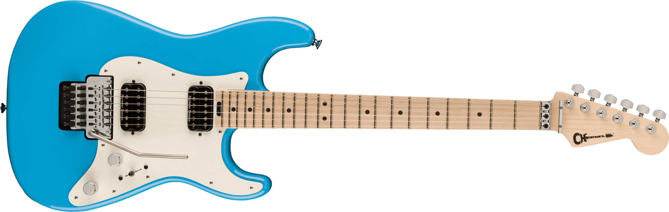 Charvel So-cal Style 1 Hh Fr M Pro-mod 2h Seymour Duncan Mn - Infinity Blue - Guitare Électrique Forme Str - Main picture