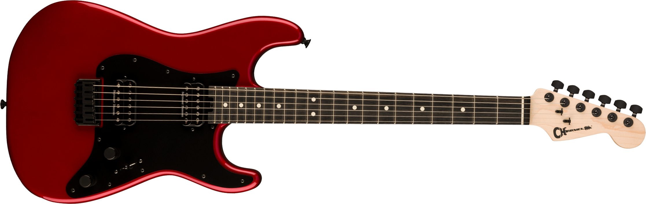 Charvel So-cal Style 1 Hh Ht E Pro-mod 2h Seymour Duncan Eb - Candy Apple Red - Guitare Électrique Forme Str - Main picture