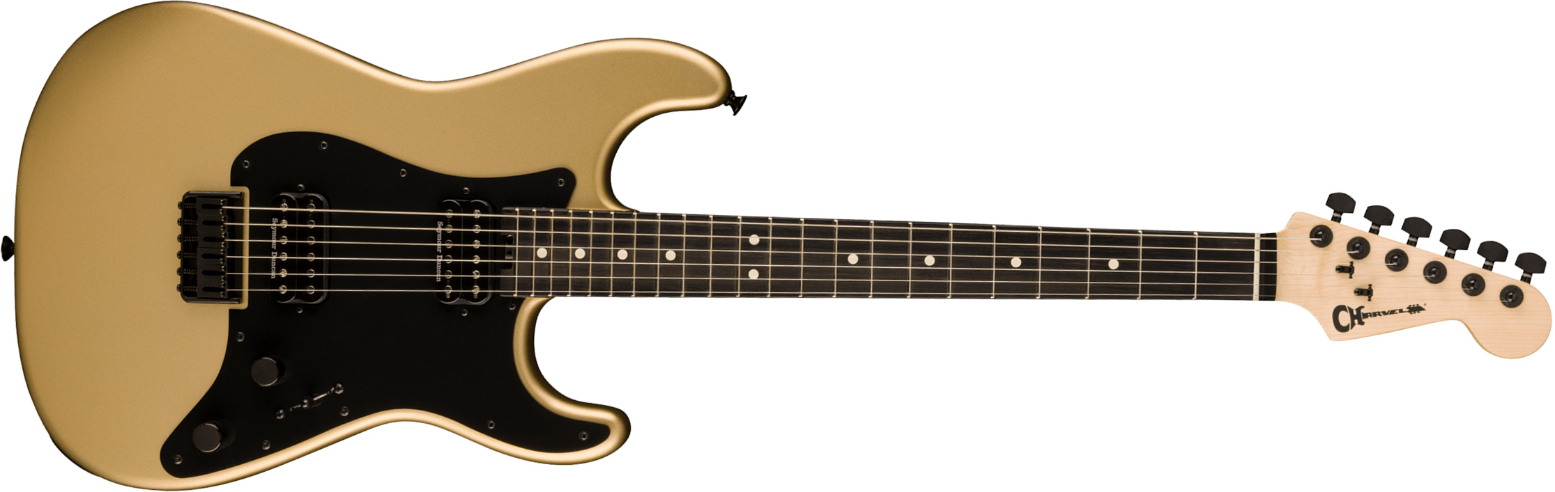 Charvel So-cal Style 1 Hh Ht E Pro-mod 2h Seymour Duncan Eb - Pharaohs Gold - Guitare Électrique Forme Str - Main picture