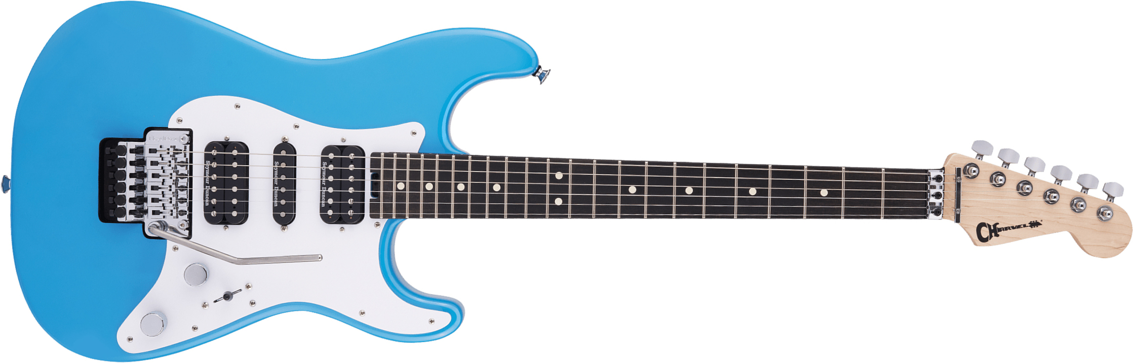 Charvel So-cal Style 1 Hsh Fr E Pro-mod Seymour Duncan Eb - Robbin's Egg Blue - Guitare Électrique Forme Str - Main picture