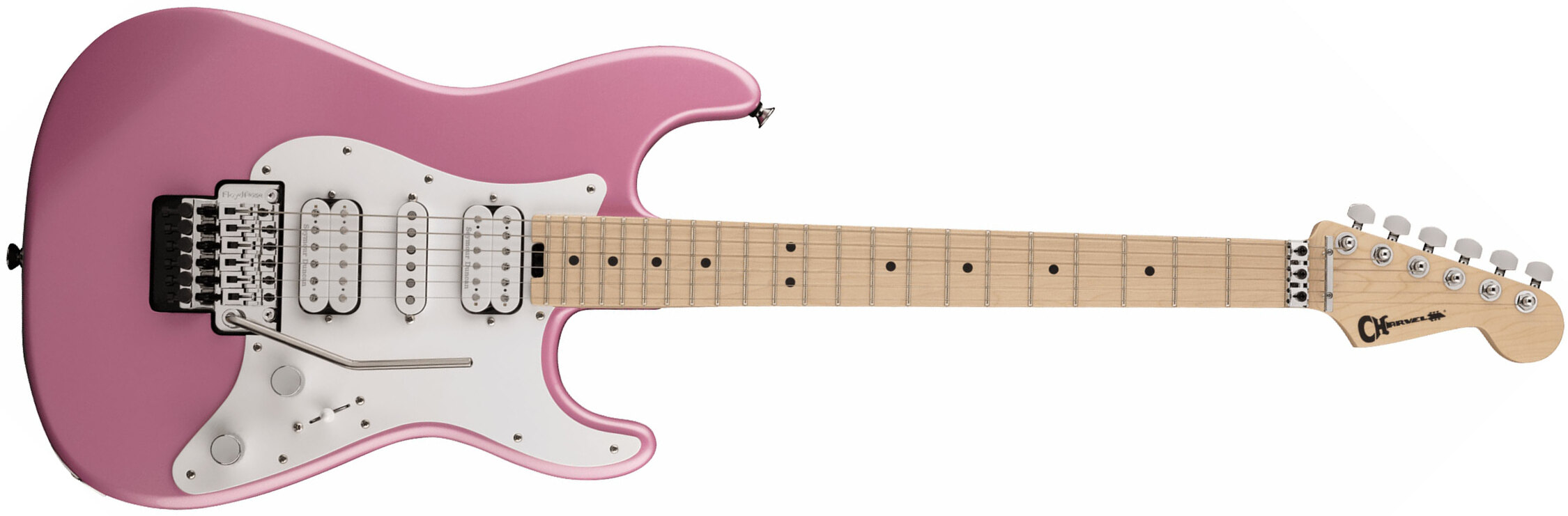 Charvel So-cal Style 1 Hsh Fr M Pro-mod Seymour Duncan Mn - Platinum Pink - Guitare Électrique Forme Str - Main picture
