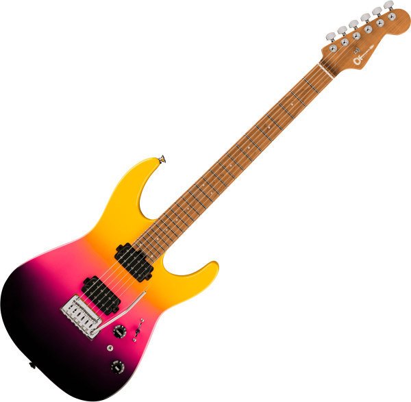 Charvel Pro-Mod DK24 HH 2PT CM - malibu sunset Str shape electric