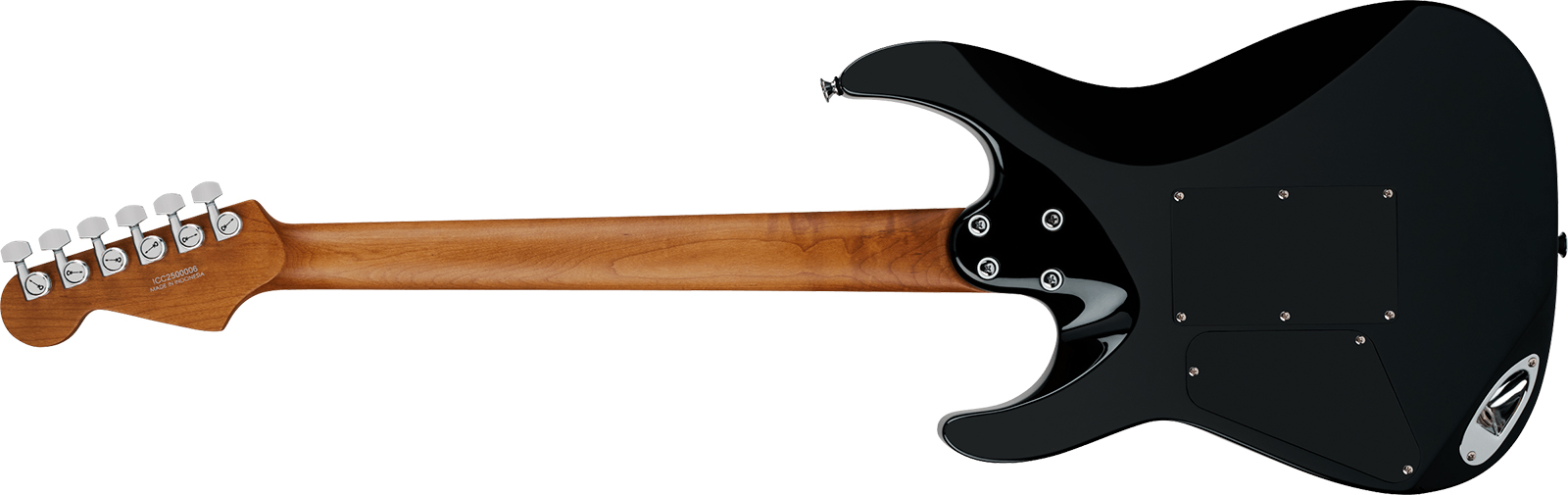 Charvel Dinky Dk24 Hh 2pt Eb Pro-mod Plus 2h Seymour Duncan Trem Eb - Raven Black - Guitare Électrique Forme Str - Variation 1