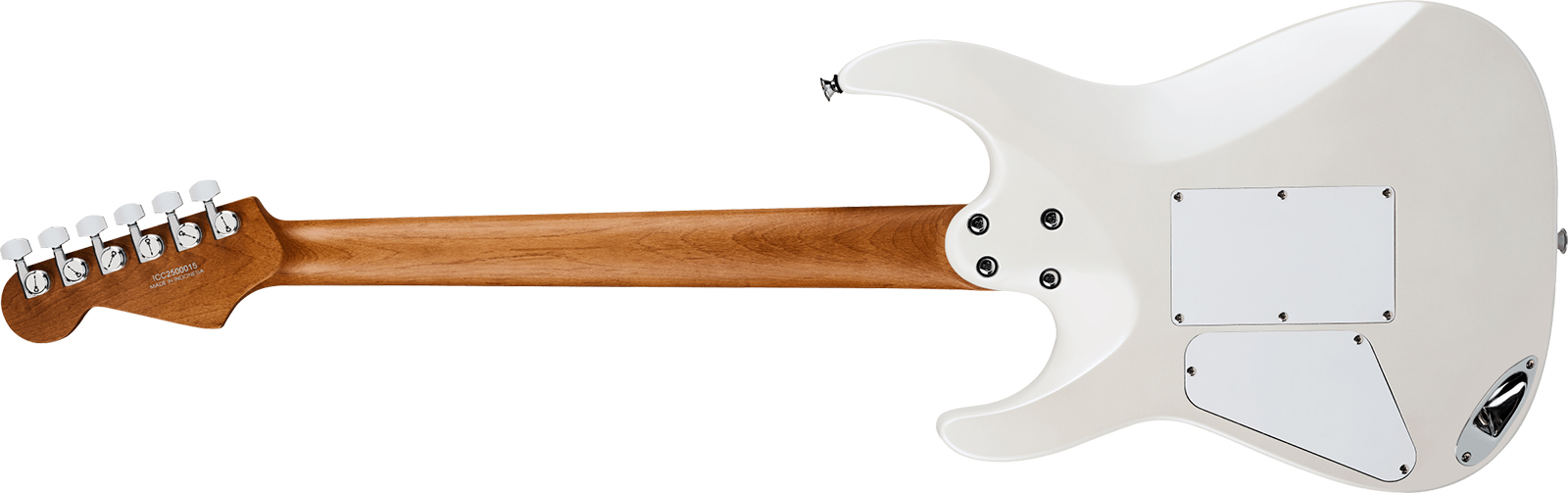 Charvel Dinky Dk24 Hh 2pt Eb Pro-mod Plus 2h Seymour Duncan Trem Eb - Celestial Silk - Guitare Électrique Forme Str - Variation 1