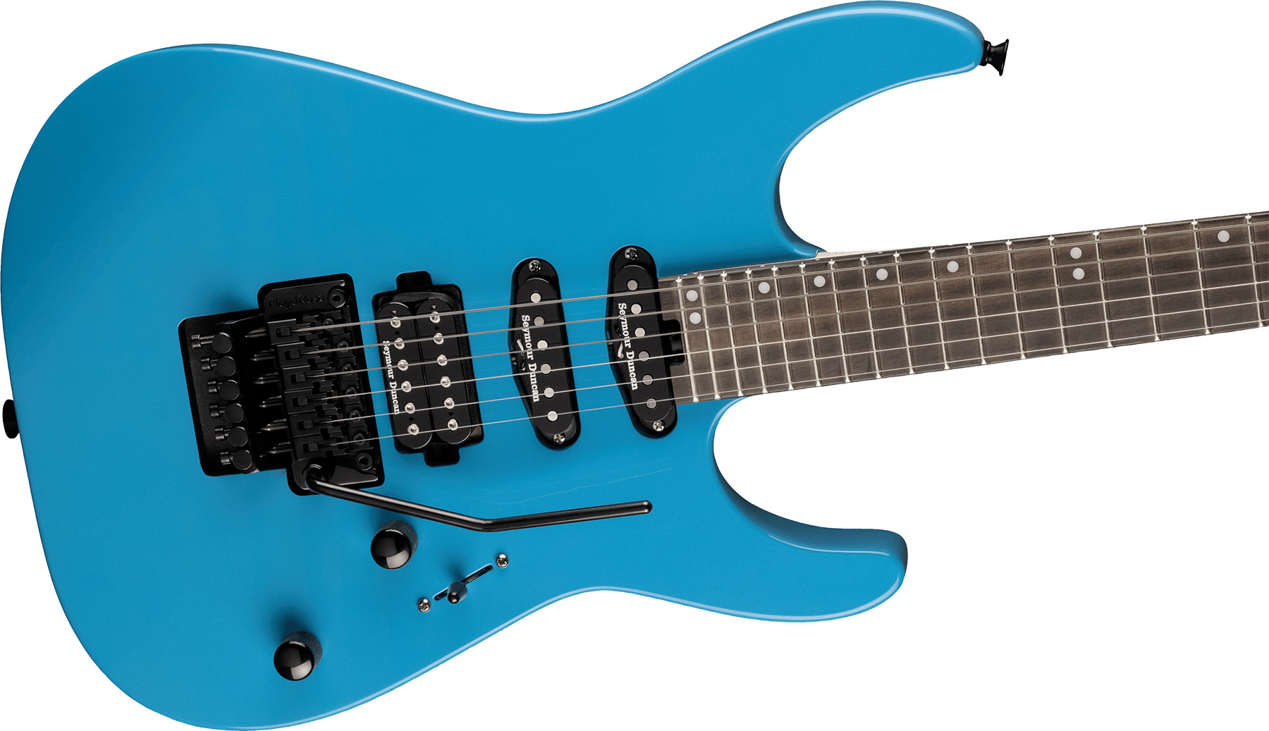 Charvel Dinky Dk24 Hss Fr E Pro-mod Seymour Duncan Eb - Infinity Blue - Guitare Électrique Forme Str - Variation 2