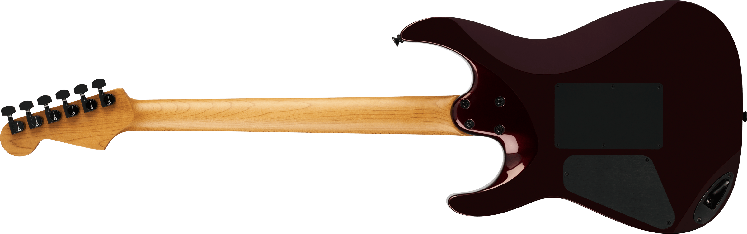 Charvel Dk24 Pro Mod Dinky Plus Hh Fr Eb - Crimson Eclipse - Guitare Électrique Forme Str - Variation 1