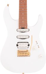 Guitare électrique forme str Charvel Pro-Mod DK24 HSS 2PT CM - Snow white