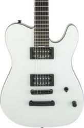 Guitare électrique forme tel Charvel Joe Duplantier Pro-Mod Style 2 Signature - Satin white
