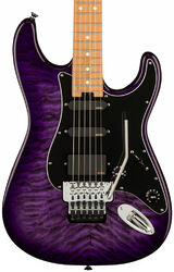 Guitare électrique signature Charvel Marco Sfogli Pro-Mod So-Cal Style 1 HSS FR CM QM - Transparent purple burst