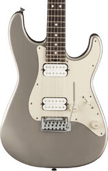 Guitare électrique forme str Charvel Prashant Aswani Signature Pro-Mod So-Cal PA28 - Inca silver