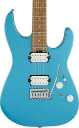 Guitare électrique forme str Charvel Pro-Mod DK24 HH 2PT CM - Matte blue frost