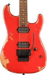 Guitare électrique forme str Charvel San Dimas Pro-Mod Relic - Weathered orange