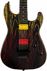 Guitare électrique forme str Charvel Pro-Mod San Dimas Style 1 HH FR E Ash - Sunburn