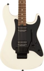 Guitare électrique forme str Charvel Pro-Mod So-Cal SC1 Style 1 HH FR RW - snow white