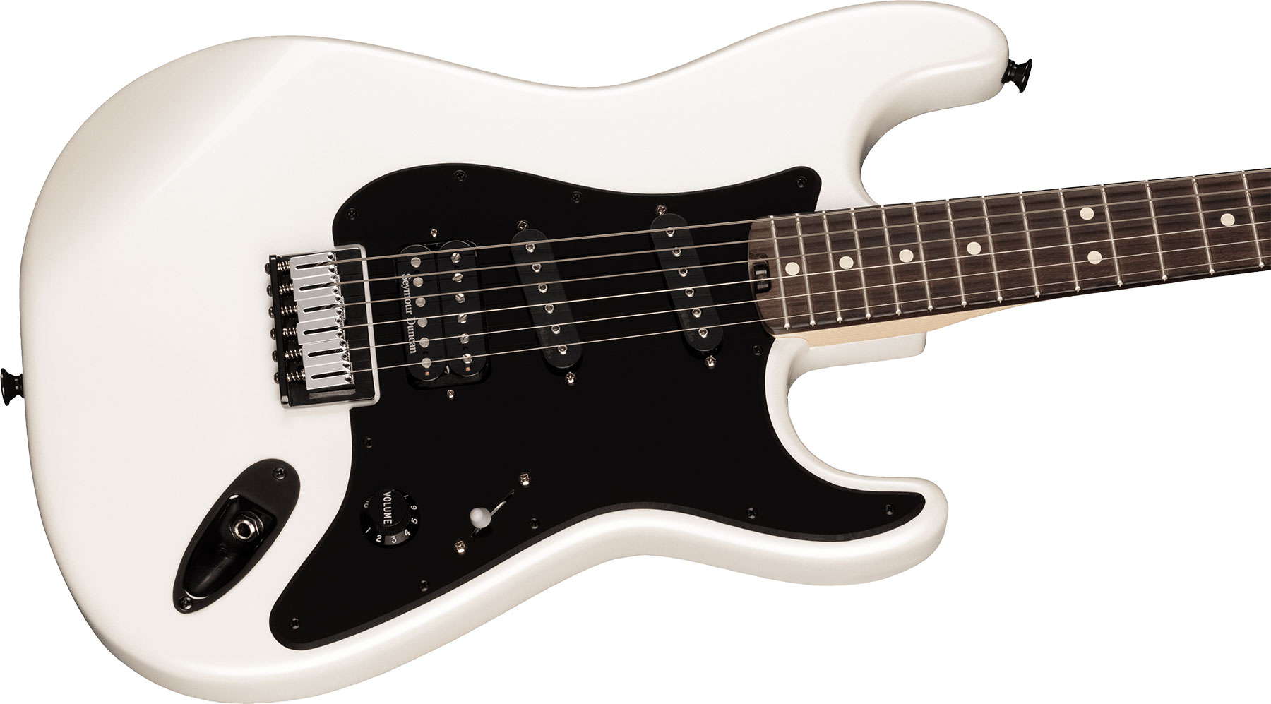 Charvel Jake E Lee So-cal Style 1 Hss Ht Rw Pro-mod Signature Hss S.duncan/dimarzio - Pearl White - Guitare Électrique Forme Str - Variation 2