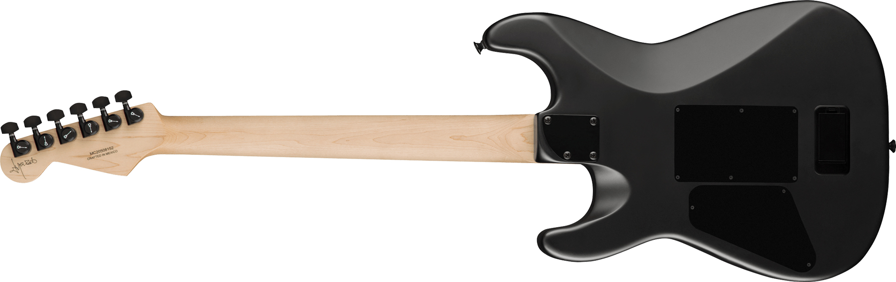 Charvel Jim Root San Dimas Style 1 Hh Fr M Pro-mod Signature 2h Emg Mn - Satin Black - Guitare Électrique Forme Str - Variation 1