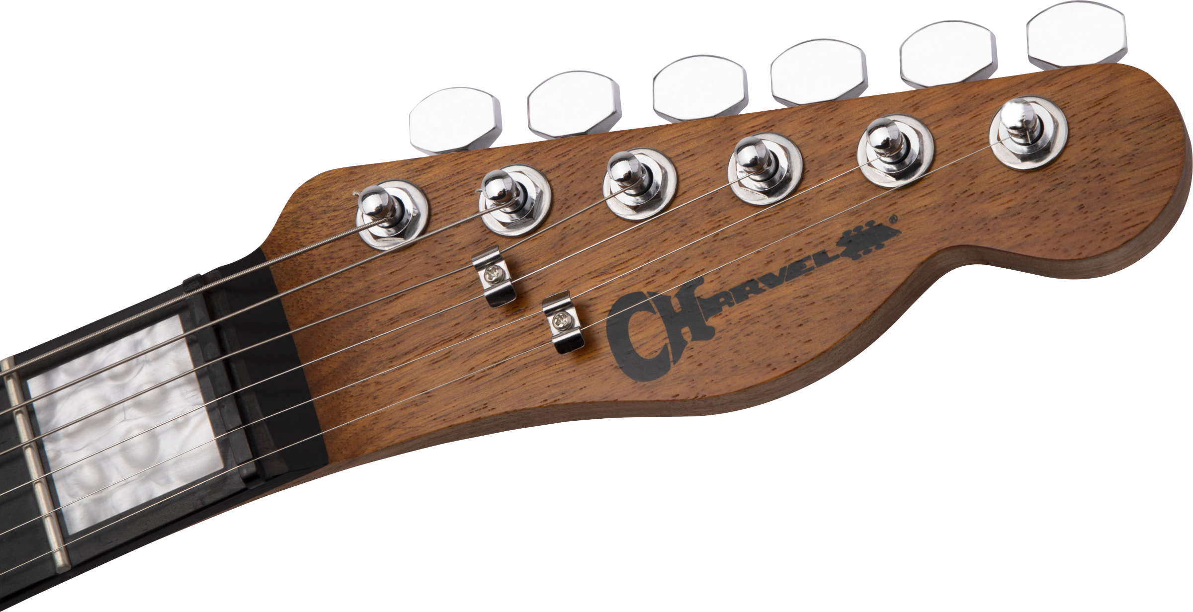 Charvel Joe Duplantier San Dimas Style 2 Hh E Mahogany Pro-mod Signature 2h Ht Eb - Natural - Guitare Électrique Forme Tel - Variation 3