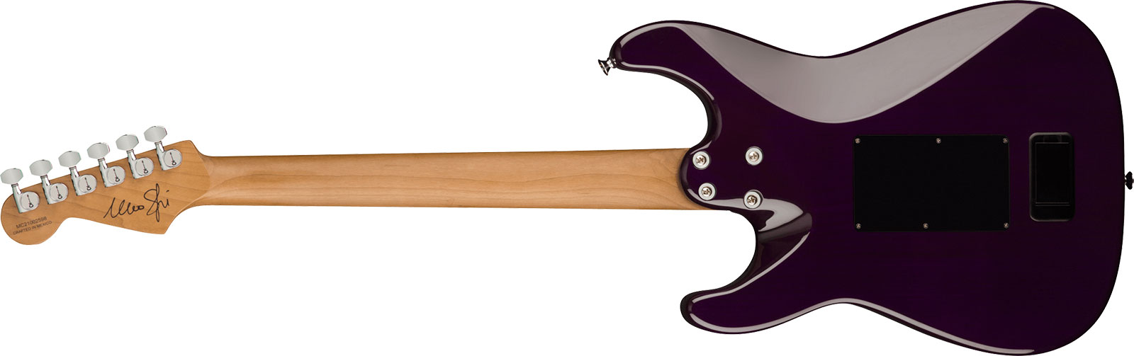 Charvel Marco Sfogli So Cal Style 1 Pro Mod Signature Hss Emg Fr Mn - Transparent Purple Burst - Guitare Électrique Signature - Variation 1