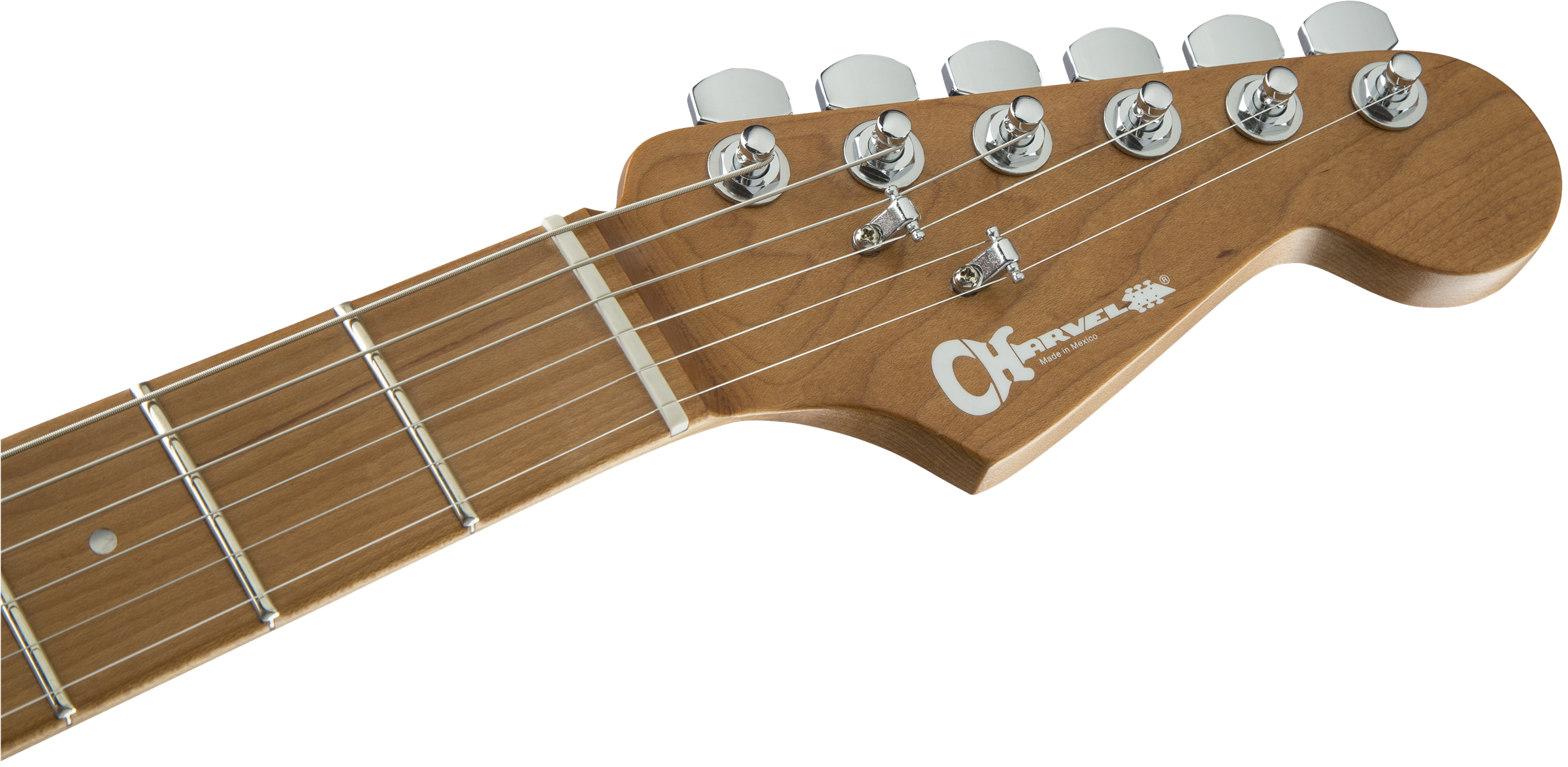 Charvel Pro-mod Dk24 Hss 2pt Cm Trem Mn - Satin Shell Pink - Guitare Électrique Forme Str - Variation 4
