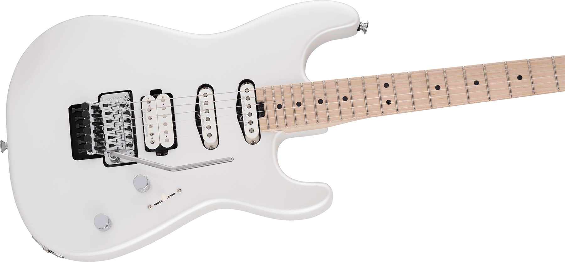 Charvel San Dimas Style 1 Hss Fr M Pro-mod Seymour Duncan Mn - Platinum Pearl - Guitare Électrique Forme Str - Variation 2