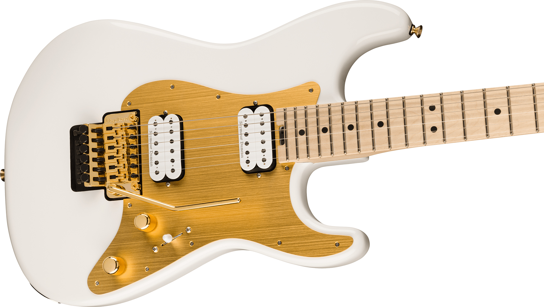 Charvel So-cal Style 1 Hh Fr M Pro-mod 2h Seymour Duncan Mn - Snow White - Guitare Électrique Forme Str - Variation 2