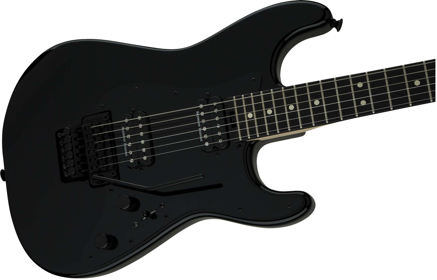 Charvel So-cal Style 1 Hh Fr E Pro-mod 2h Seymour Duncan Eb - Black - Guitare Électrique Forme Str - Variation 2