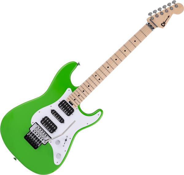Guitare électrique solid body Charvel Pro-Mod So-Cal Style 1 HSH FR M - Slime green