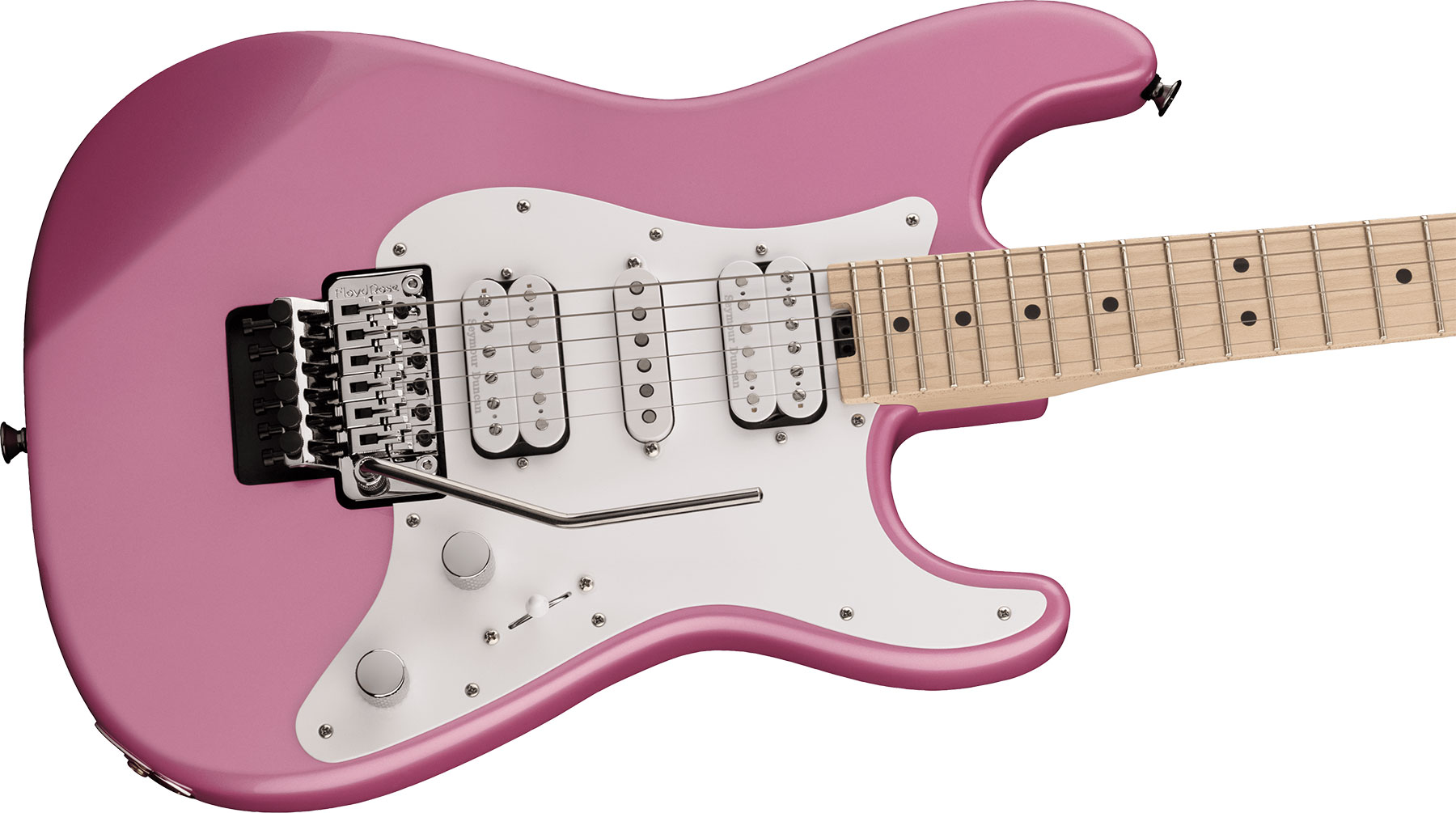 Charvel So-cal Style 1 Hsh Fr M Pro-mod Seymour Duncan Mn - Platinum Pink - Guitare Électrique Forme Str - Variation 2
