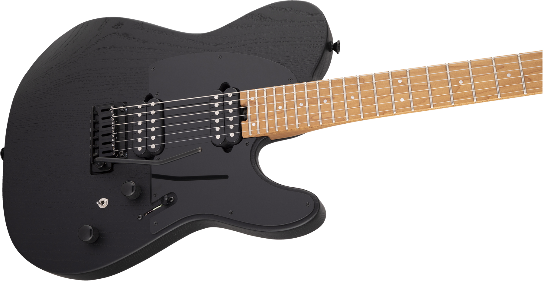 Charvel So-cal Style 2 24 Hh 2pt Cm Pro-mod 2h Fishman Fluence Trem Mn - Black - Guitare Électrique Forme Tel - Variation 2