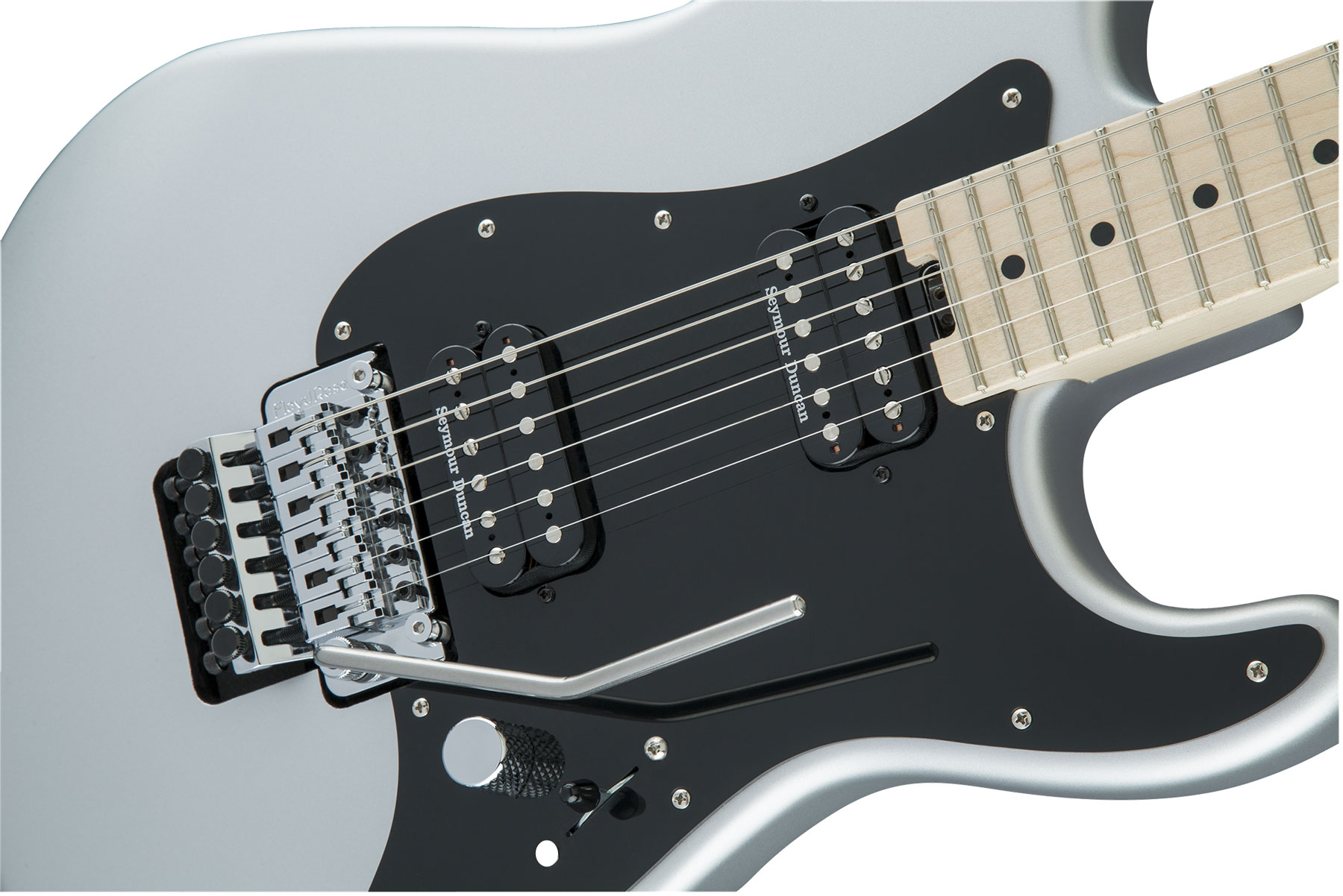 Charvel Pro-mod San Dimas Style 1 Hh Seymour Duncan Fr Mn - Satin Silver - Guitare Électrique Forme Str - Variation 2