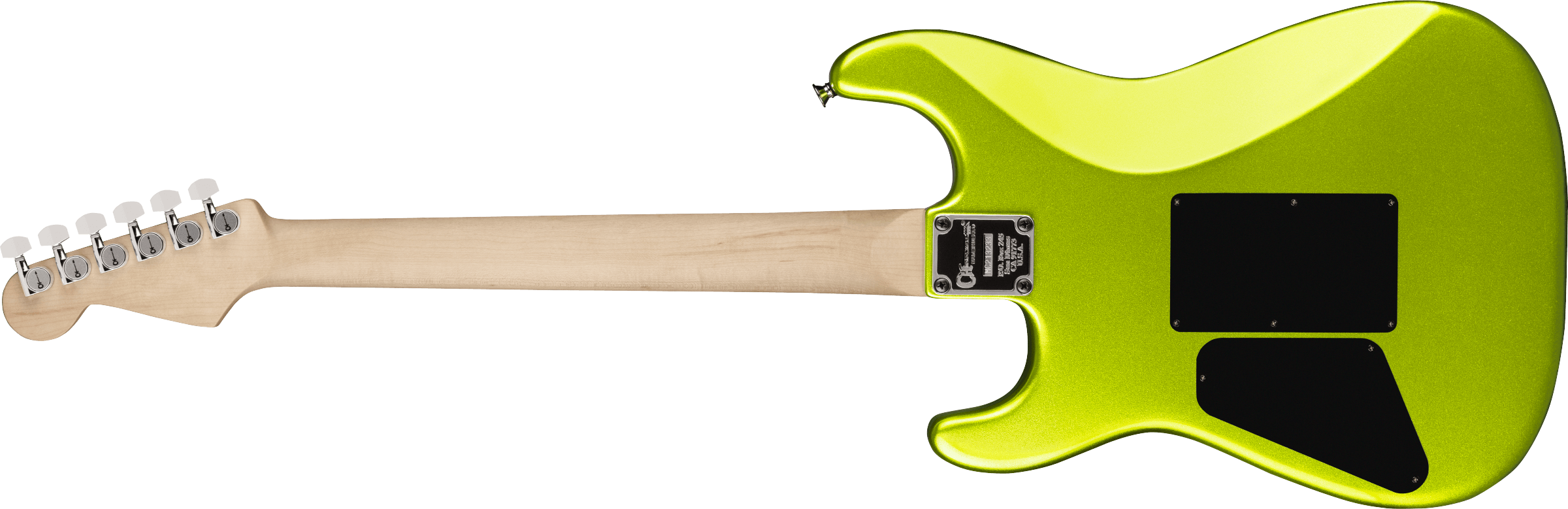 Charvel San Dimas Style 1 Hh Fr E Pro-mod Seymour Duncan Eb - Lime Green Metallic - Guitare Électrique Forme Str - Variation 1
