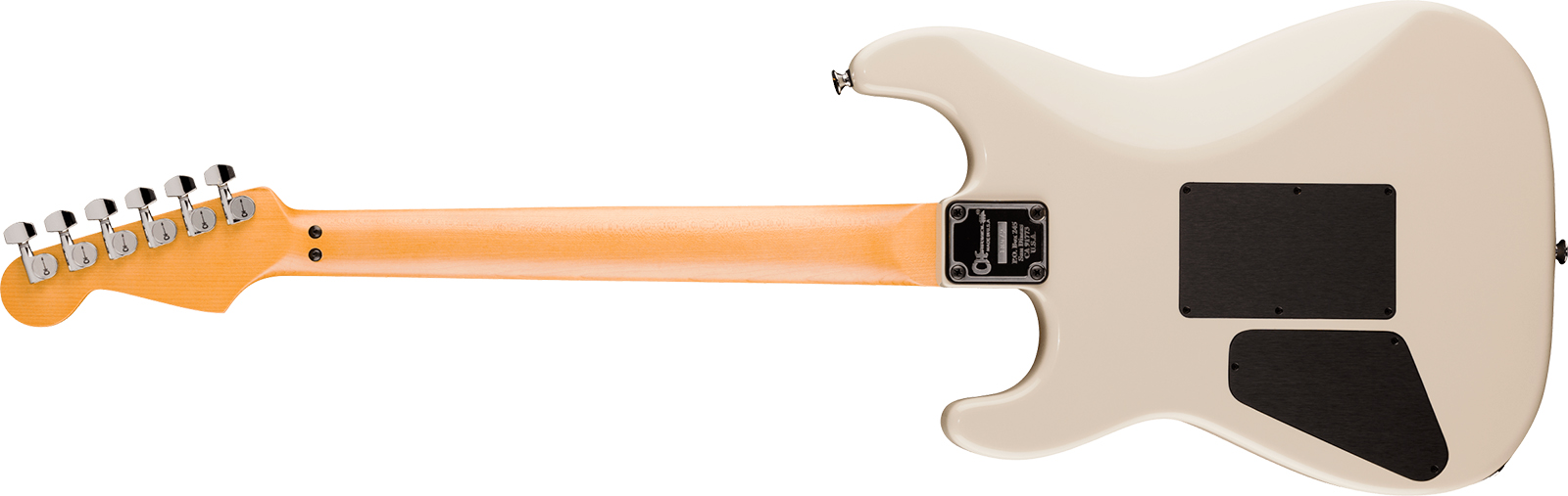 Charvel San Dimas Style 1 Sd1 Hh Fr American Neo Classic 2h Seymour Duncan Fr Mn - Ivory Blitz - Guitare Électrique Forme Str - Variation 1