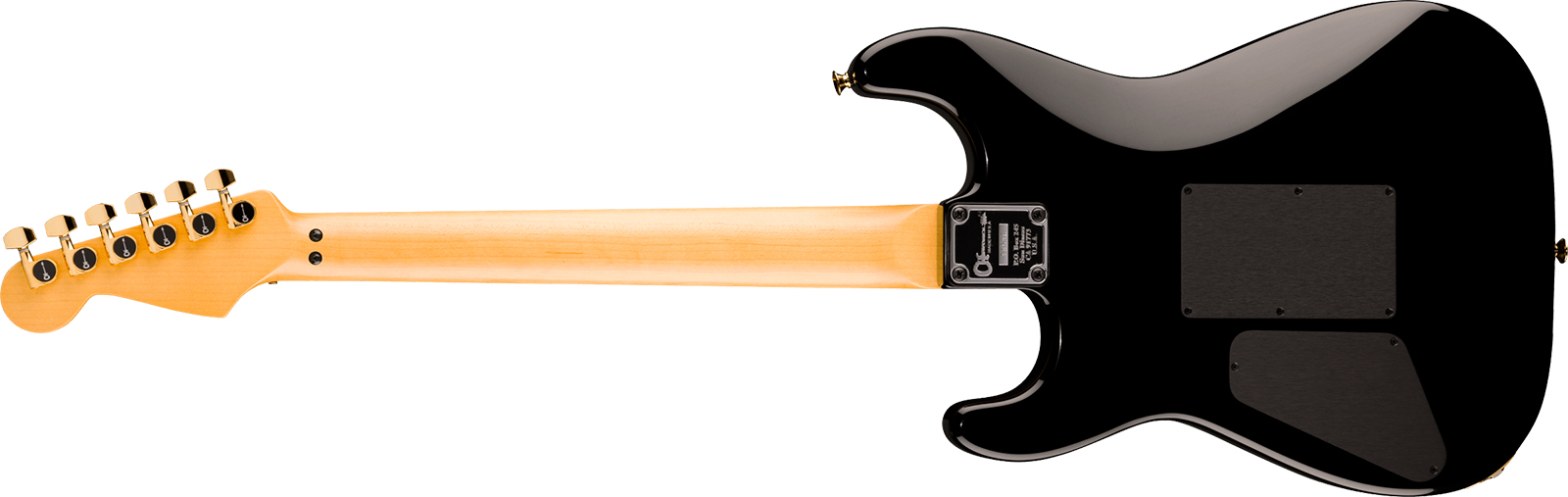 Charvel San Dimas Style 1 Sd1 Hh Fr American Neo Classic 2h Seymour Duncan Fr Mn - Gloss Black - Guitare Électrique Forme Str - Variation 1