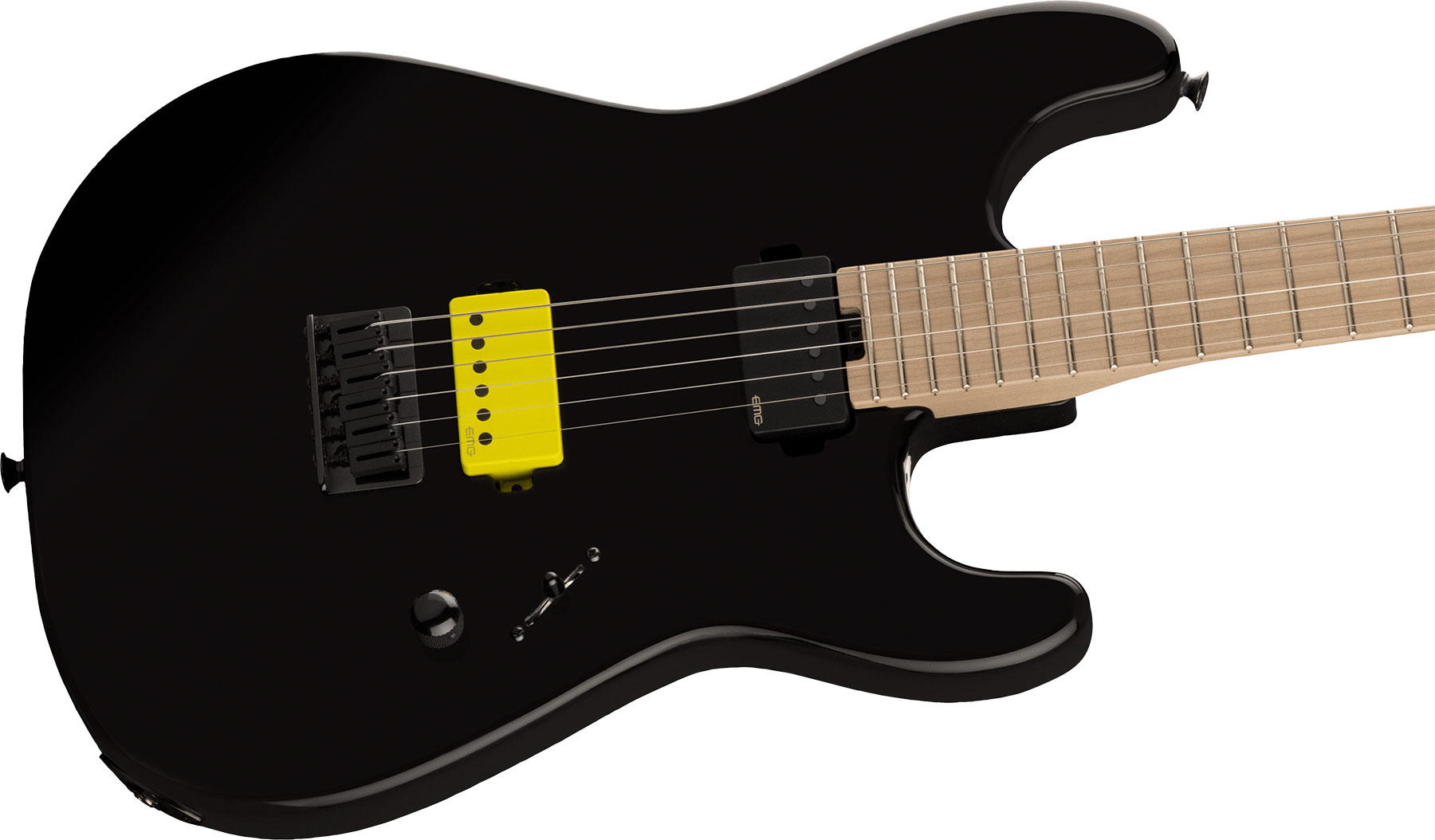 Charvel Sean Long San Dimas Style 1 Pro-mod Signature 2h Emg Ht Mn - Gloss Black - Guitare Électrique Forme Str - Variation 2
