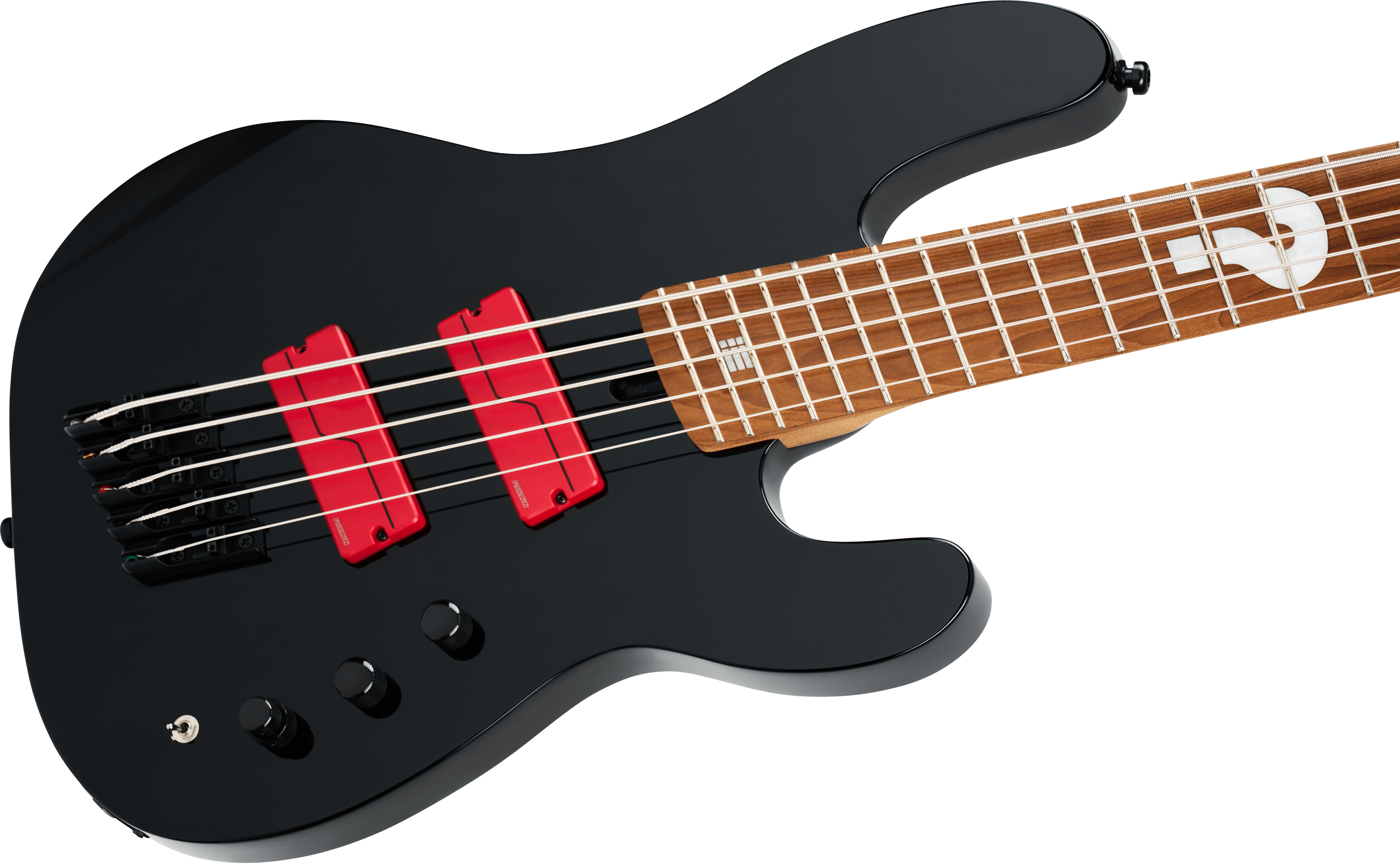 Charvel Sleep Token Iii Pro Mod San Dimas V Signature Mn - Black - Basse Électrique Solid Body - Variation 3